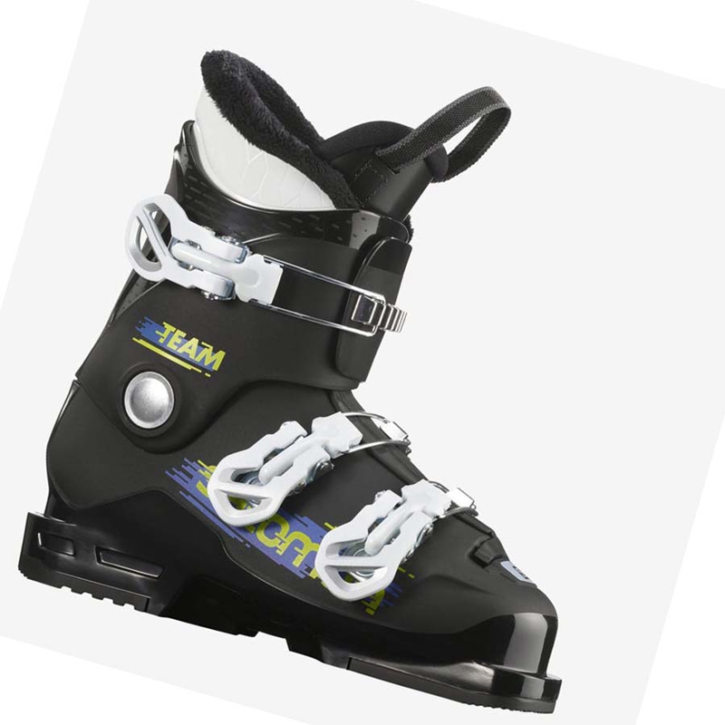 Botas Esqui Salomon TEAM T3 Niños Negras Blancas | DQIXYHU-17