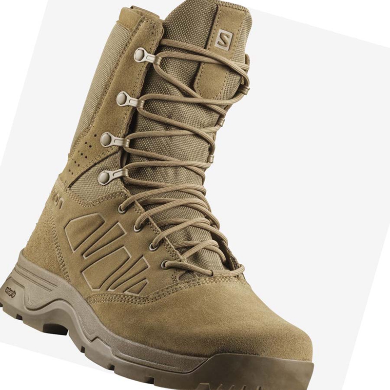 Botas Salomon GUARDIAN CLIMASALOMON™ FORCES WATERPROOF Mujer Marrones | NDKIQJG-65