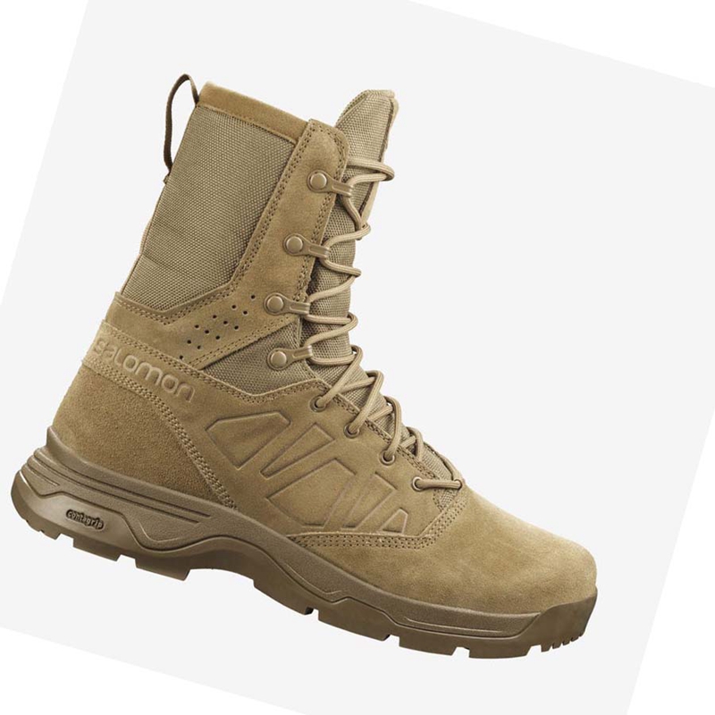 Botas Salomon GUARDIAN CLIMASALOMON™ FORCES WATERPROOF Mujer Marrones | NDKIQJG-65