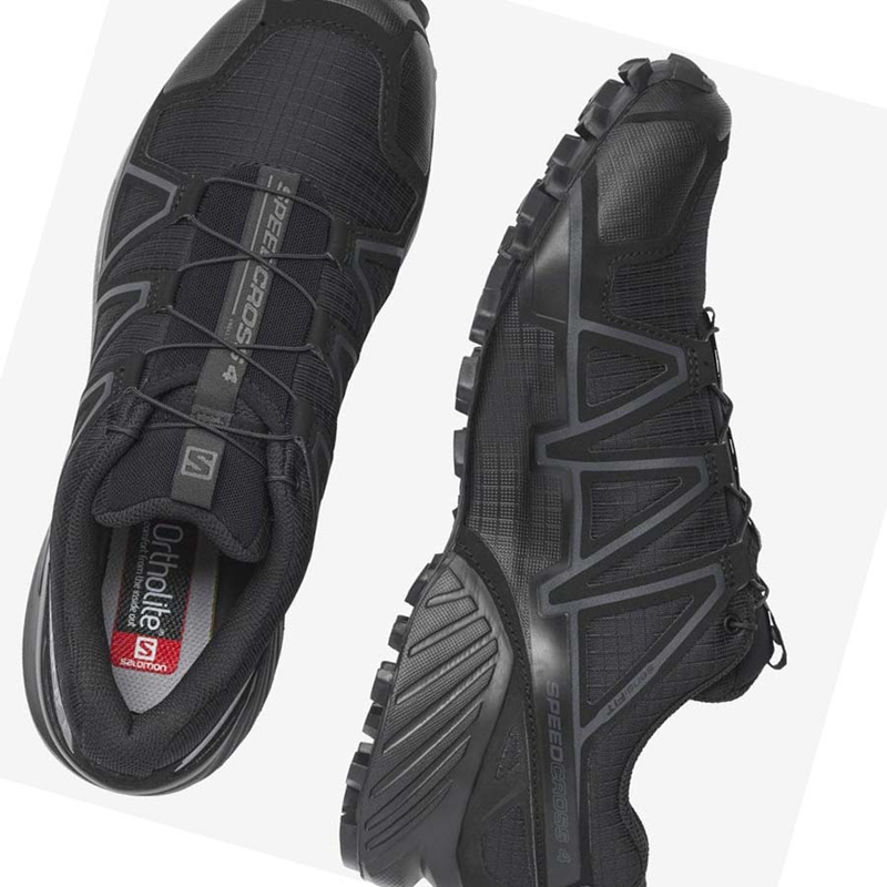 Botas Salomon SPEEDCROSS 4 WIDE FORCES Hombre Negras | RPYAVGW-40