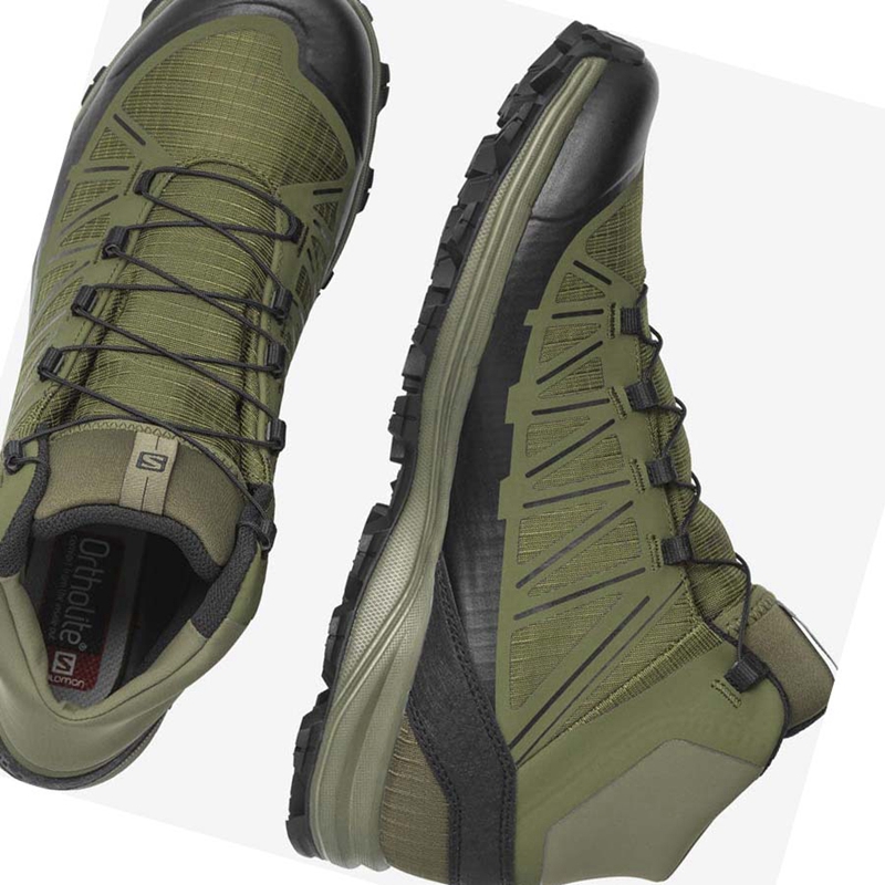 Botas Salomon SPEED ASSAULT FORCES Hombre Verde Oliva | XSMHDKF-16