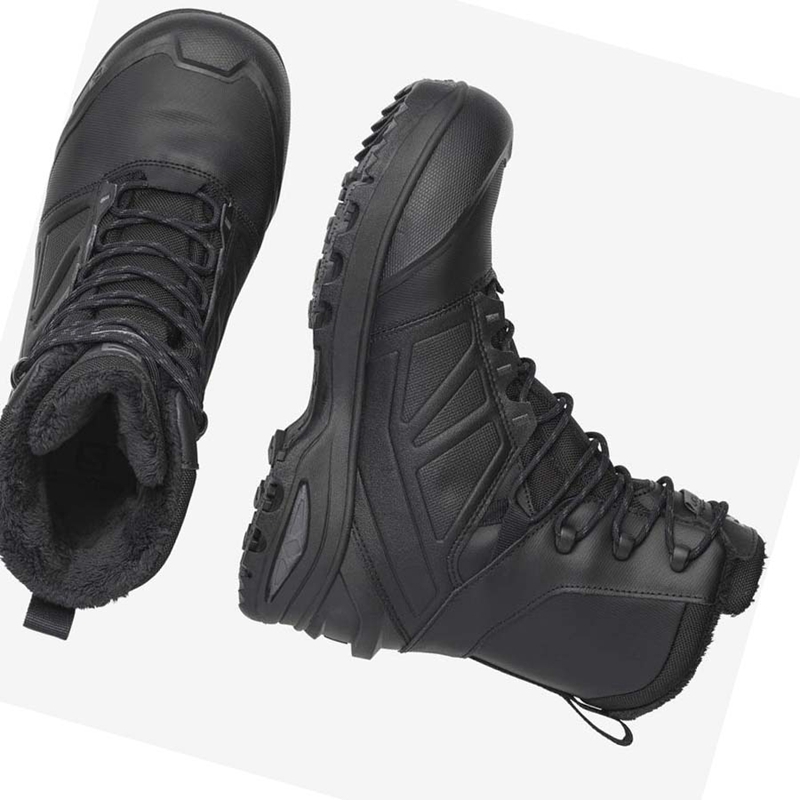 Botas Salomon TOUNDRA FORCES CLIMASALOMON™ WATERPROOF Hombre Negras | JNLXKYS-58