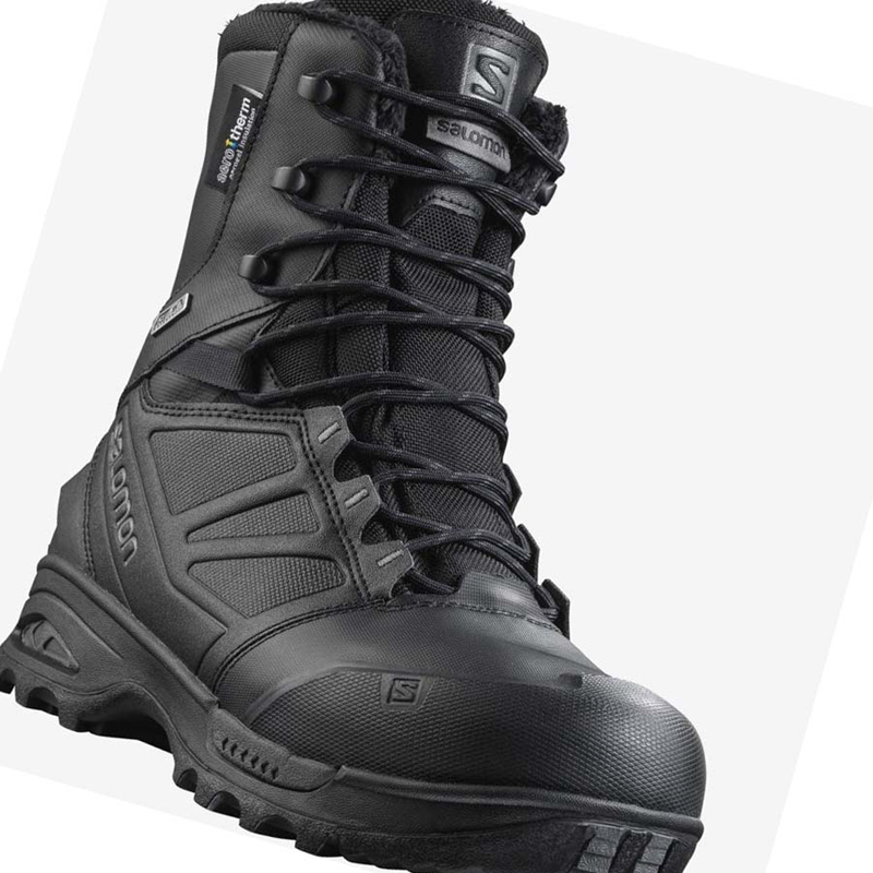 Botas Salomon TOUNDRA FORCES CLIMASALOMON™ WATERPROOF Hombre Negras | JNLXKYS-58