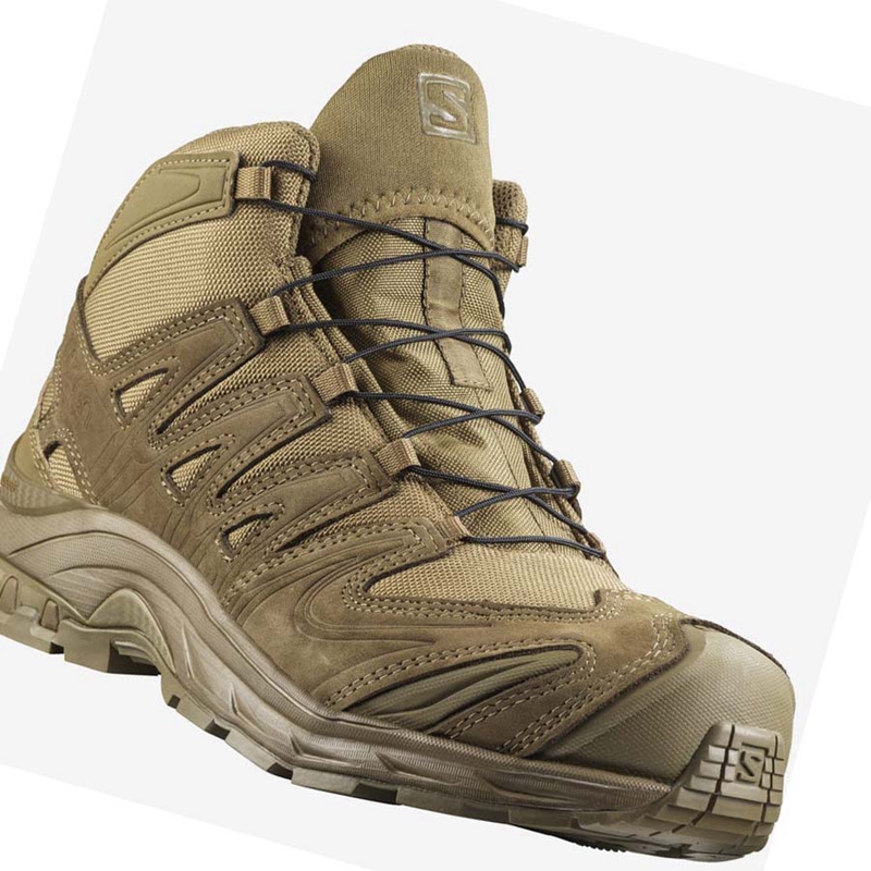 Botas Salomon XA FORCES MID Mujer Marrones | MQCIVGU-86