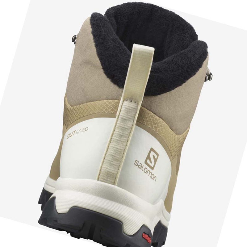 Botas de Invierno Salomon OUTSNAP CLIMASALOMON™ WATERPROOF Hombre Marrones | WRULTOG-21