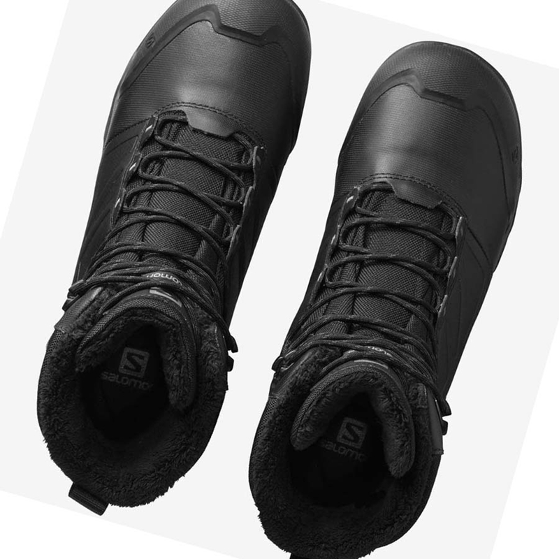 Botas de Invierno Salomon TOUNDRA PRO CLIMASALOMON™ WATERPROOF Hombre Negras | OYQACPG-12