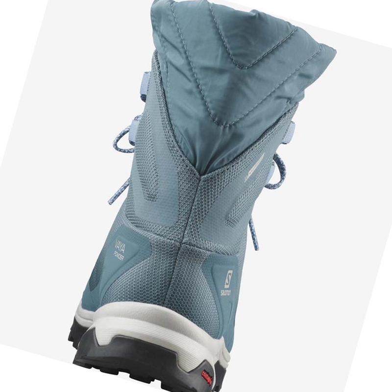 Botas de Invierno Salomon VAYA POWDER TS CSWP Mujer Azules | SRJFALC-12