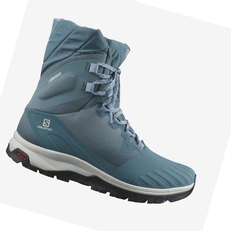 Botas de Invierno Salomon VAYA POWDER TS CSWP Mujer Azules | SRJFALC-12