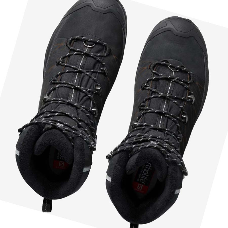 Botas de Invierno Salomon X ULTRA WINTER CLIMASALOMON™ WATERPROOF 2 Hombre Negras | WTFNYAC-12