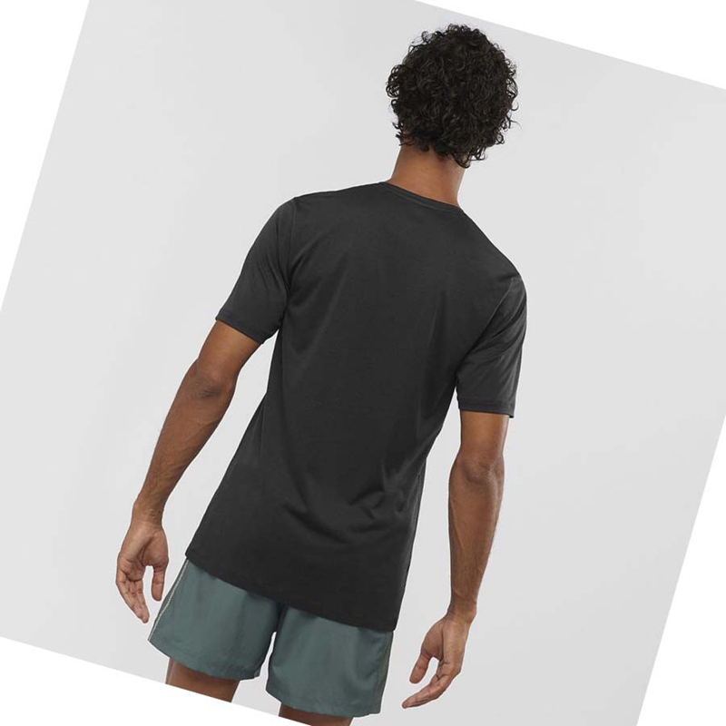 Camiseta Salomon AGILE TRAINING Hombre Negras | WUTBFRQ-20