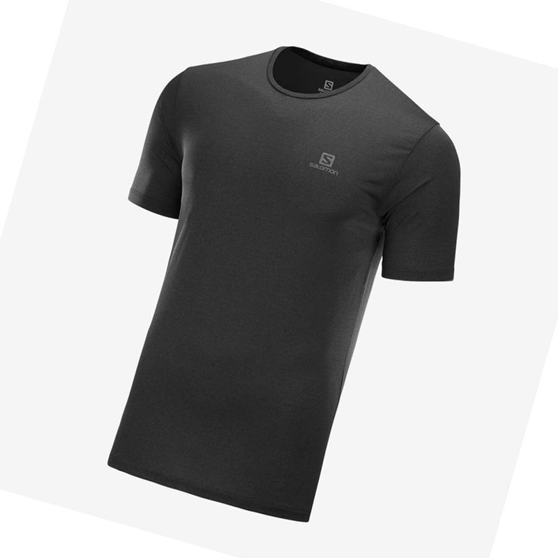 Camiseta Salomon AGILE TRAINING Hombre Negras | WUTBFRQ-20