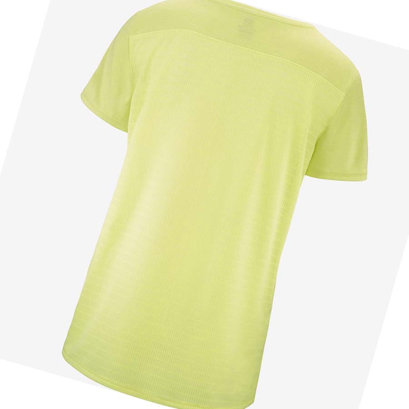 Camiseta Salomon OUTLINE SUMMER Mujer Verde Menta | DFORHVP-02