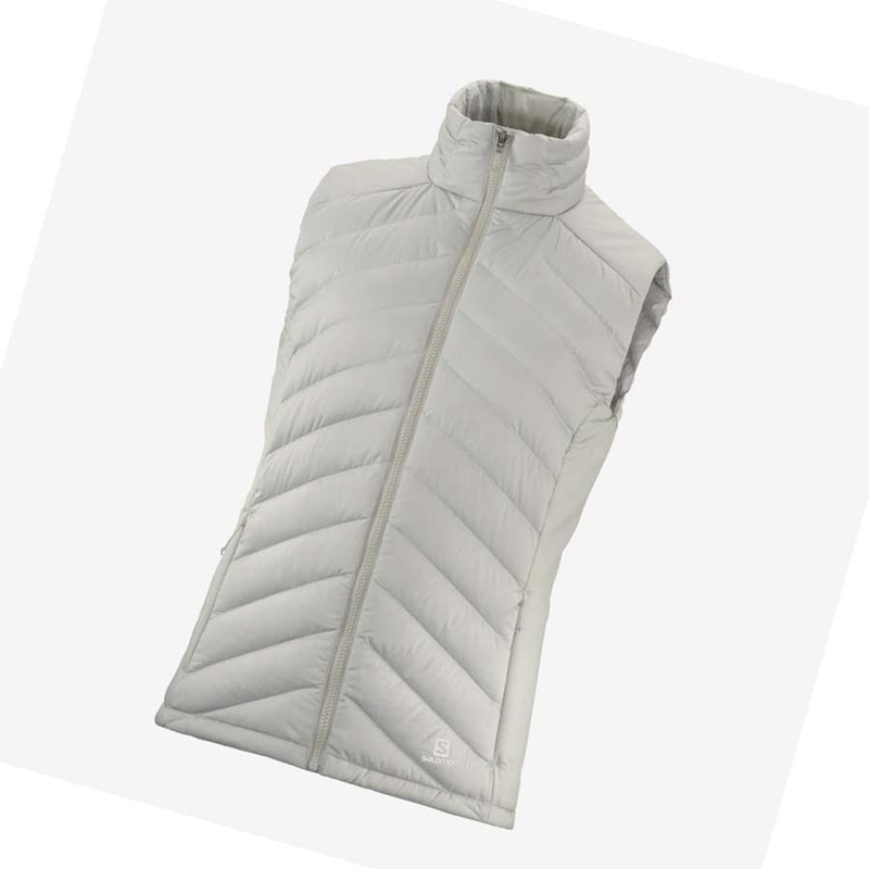 Chaquetas De Esquí Salomon ESSENTIAL XWARM DOWN Mujer Plateadas | UCRPEFN-05