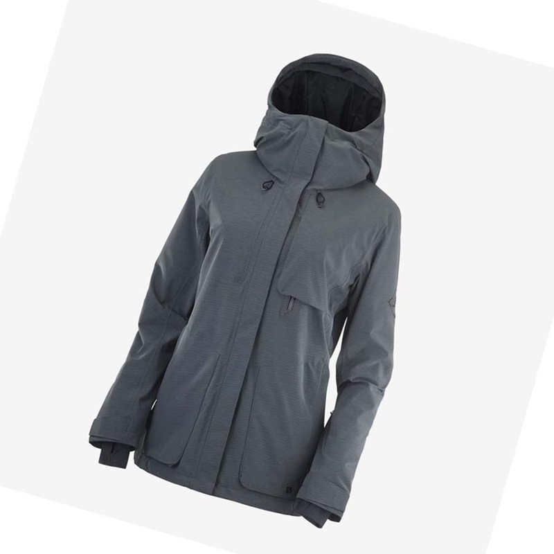 Chaquetas De Esquí Salomon PROOF LIGHT Mujer Negras | EDCNQOU-91