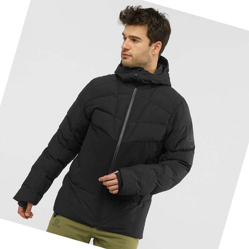 Chaquetas De Esquí Salomon SNOWSHELTER Hombre Negras | BSNDOTL-24