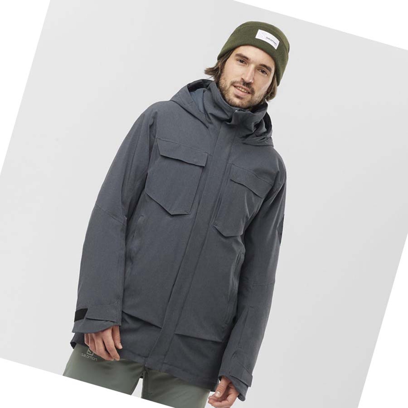 Chaquetas De Esquí Salomon STANCE CARGO Hombre Negras | SYGFHID-53