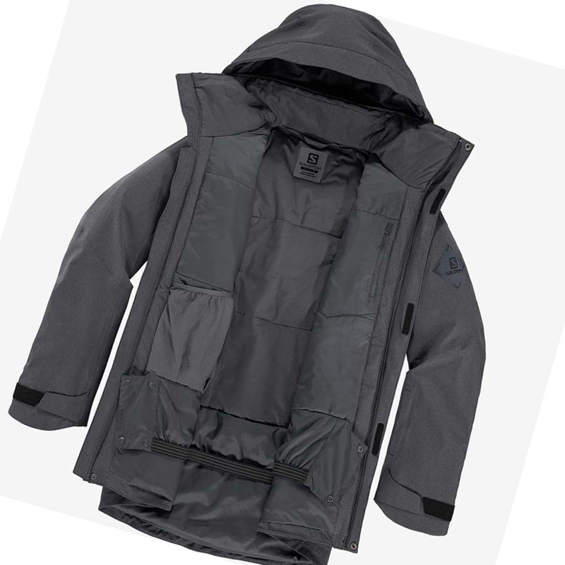 Chaquetas De Esquí Salomon STANCE CARGO Hombre Negras | SYGFHID-53