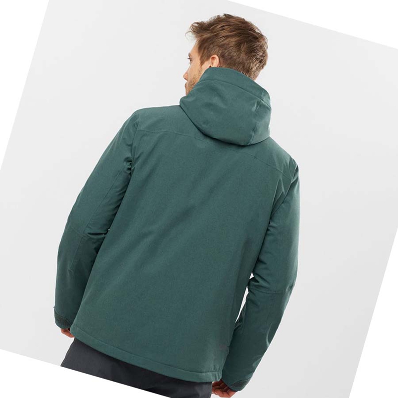 Chaquetas De Esquí Salomon UNTRACKED Hombre Verde | OAFWLBX-29