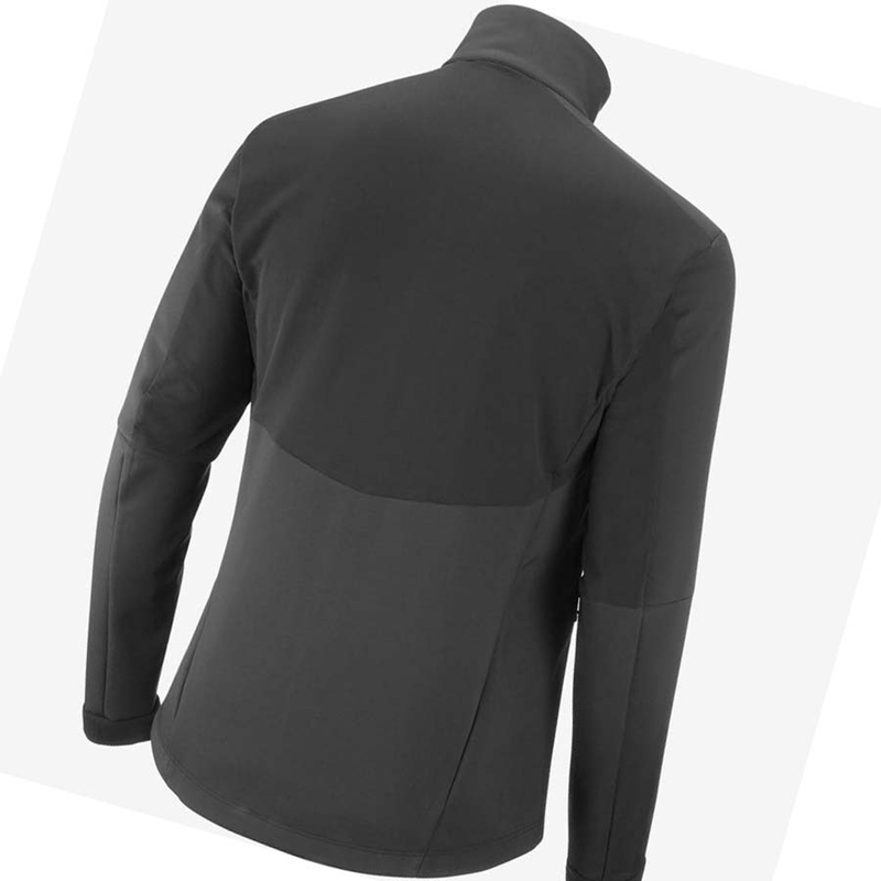 Chaquetas Salomon AGILE SOFTSHELL Hombre Negras | FMZHQDL-65