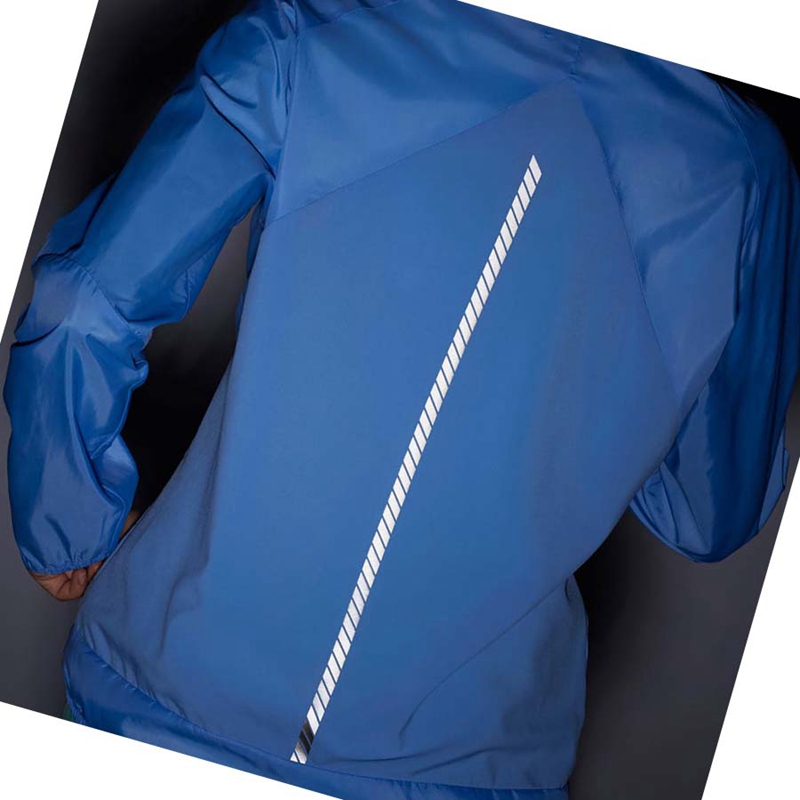 Chaquetas Salomon BONATTI CROSS WIND WINDBREAKERS Mujer Azules | GFWEZUC-60