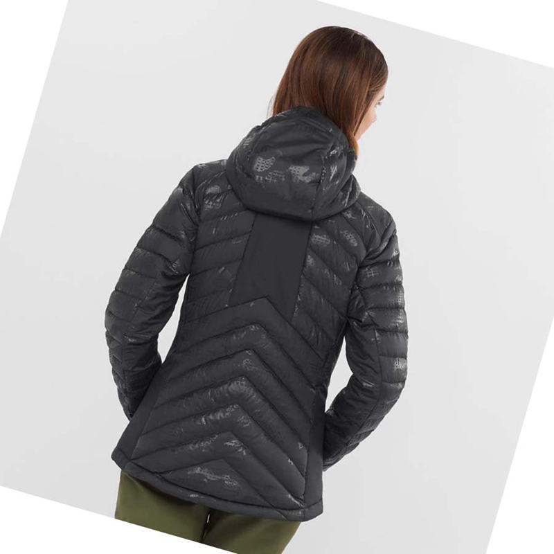 Chaquetas Salomon ESSENTIAL XWARM DOWN INSULATED Mujer Negras Negras | LVJFZOB-70