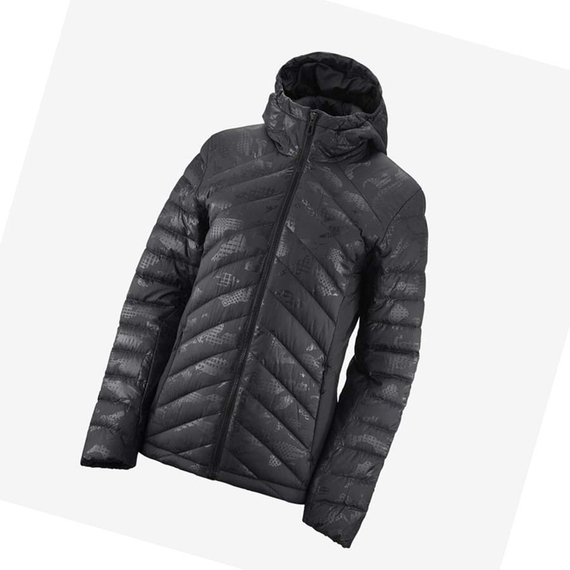 Chaquetas Salomon ESSENTIAL XWARM DOWN INSULATED Mujer Negras Negras | LVJFZOB-70