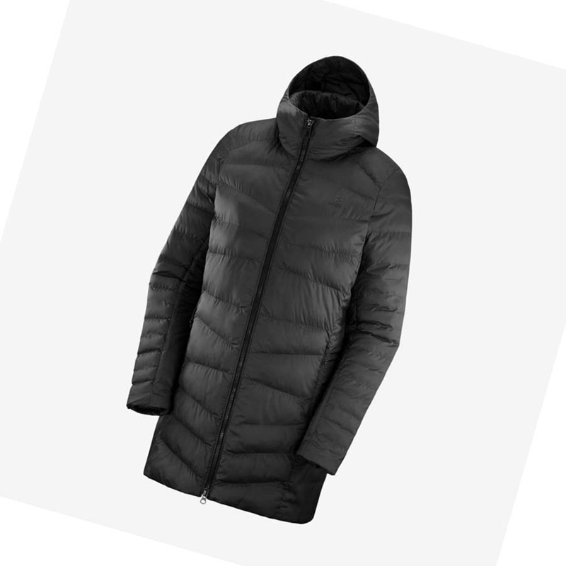 Chaquetas Salomon ESSENTIAL XWARM LONG INSULATED Mujer Negras | YMWXRGK-18