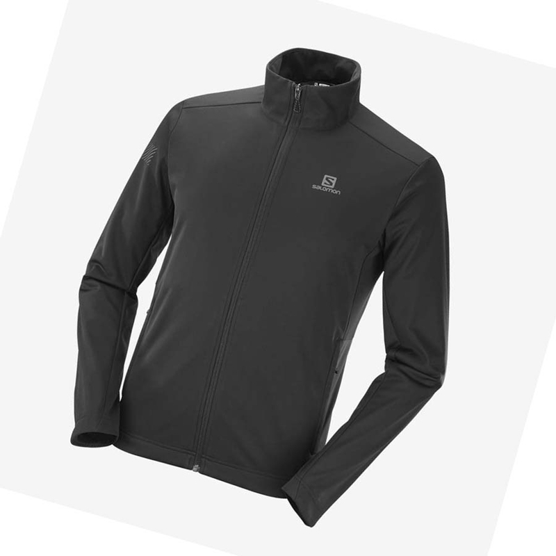 Chaquetas Salomon GORE TEX INFINIUM™ WINDSTOPPER® Hombre Negras | ERZGPHX-61