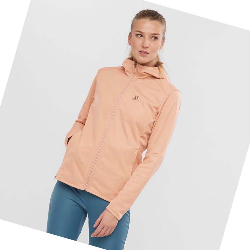 Chaquetas Salomon GORE TEX INFINIUM™ WINDSTOPPER® Mujer Rosas | KARIEJG-83