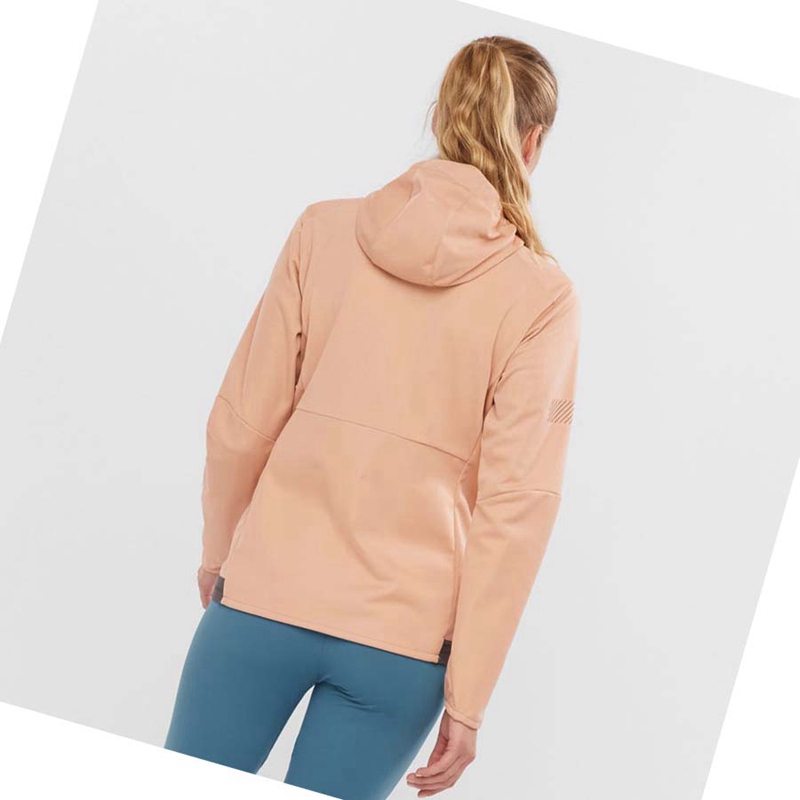 Chaquetas Salomon GORE TEX INFINIUM™ WINDSTOPPER® Mujer Rosas | KARIEJG-83