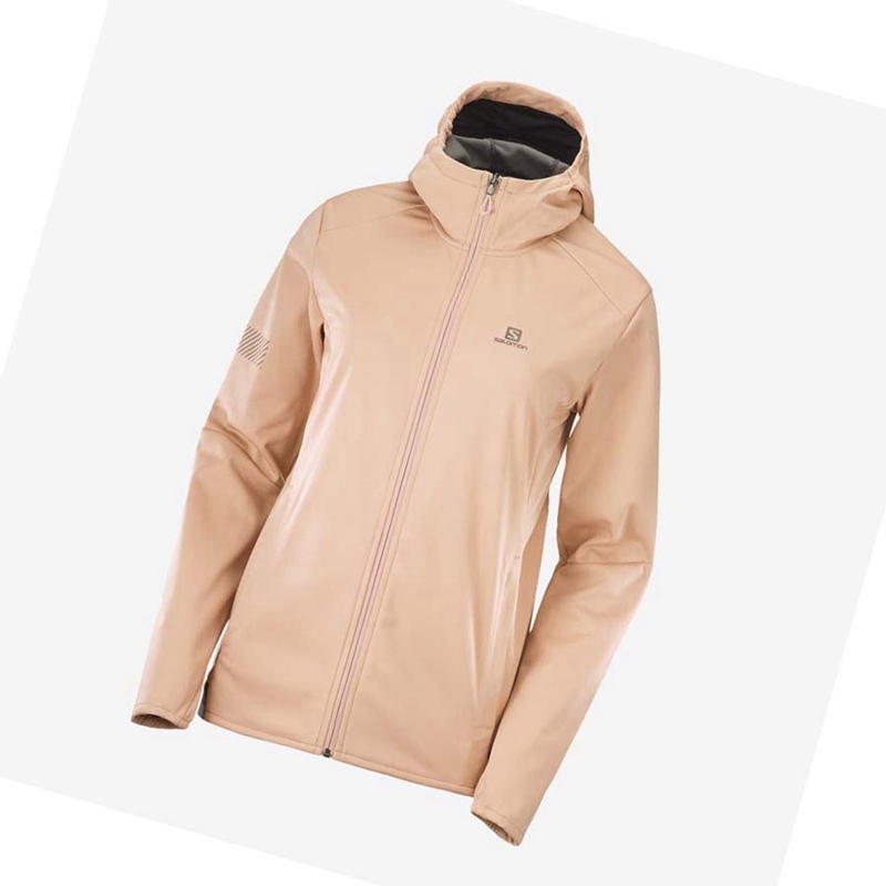 Chaquetas Salomon GORE TEX INFINIUM™ WINDSTOPPER® Mujer Rosas | KARIEJG-83