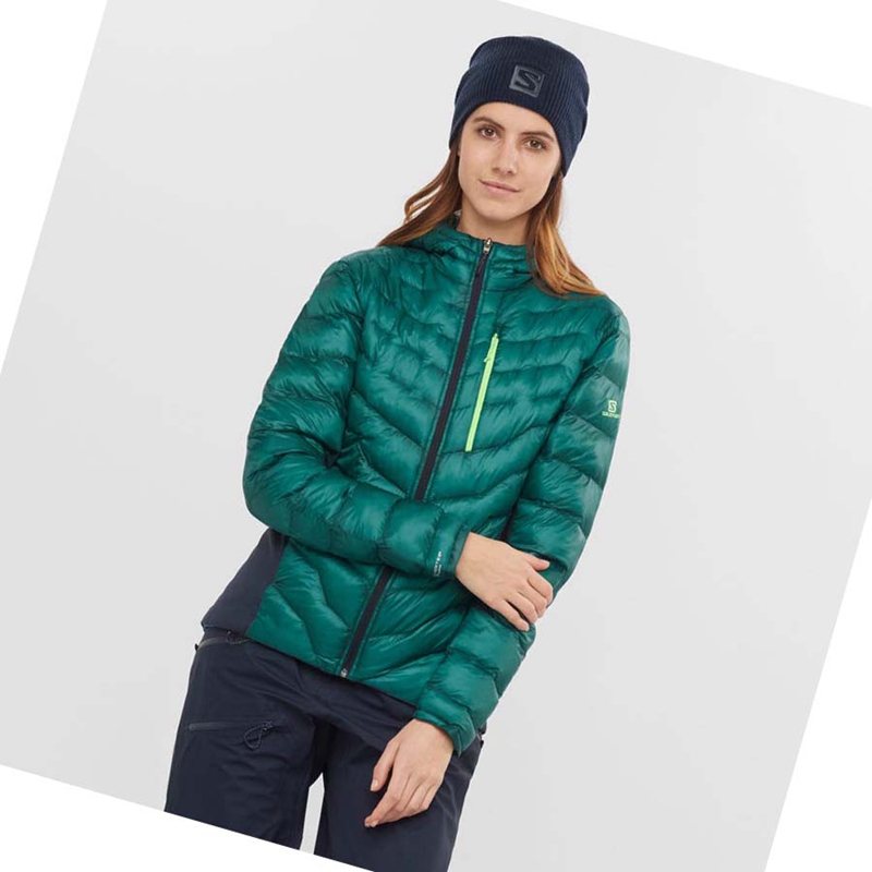 Chaquetas Salomon OUTPEAK PRIMALOFT INSULATED Mujer Verde | ONKDXIJ-57