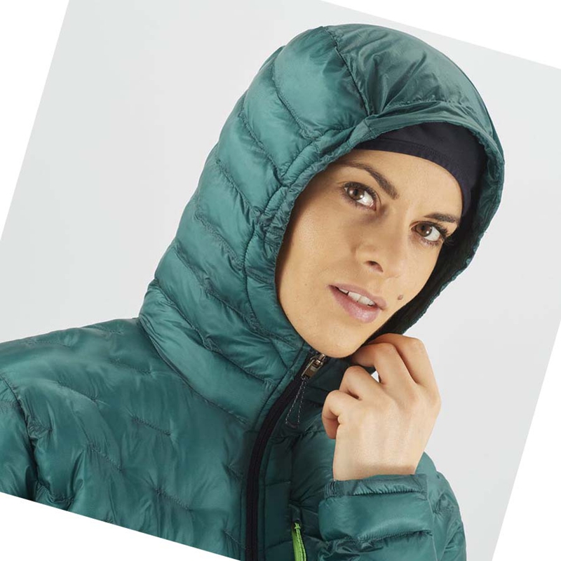 Chaquetas Salomon OUTPEAK PRIMALOFT INSULATED Mujer Verde | ONKDXIJ-57