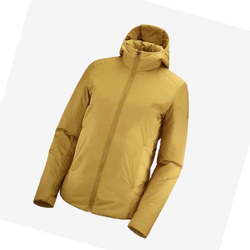 Chaquetas Salomon OUTRACK INSULATED Mujer Amarillo | UCYLFIG-80