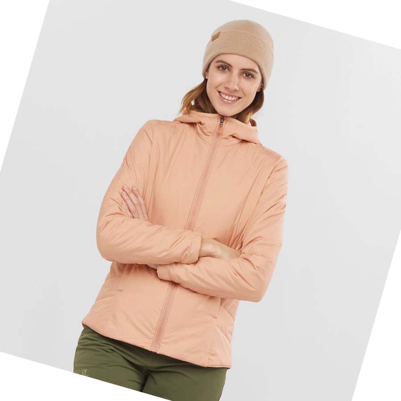 Chaquetas Salomon OUTRACK INSULATED Mujer Rosas | WEMPKAV-09