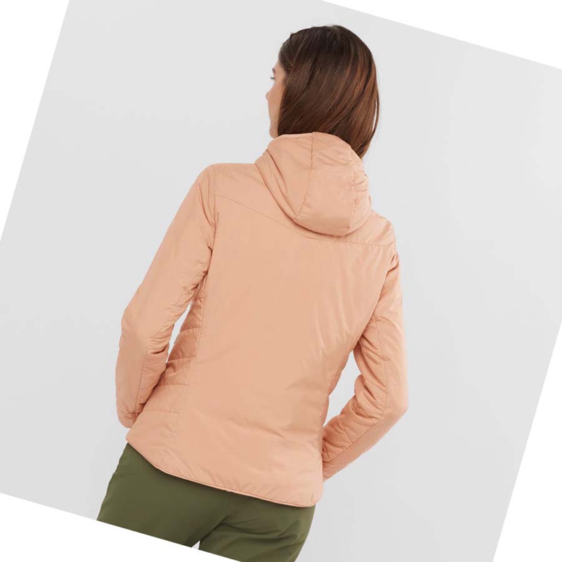 Chaquetas Salomon OUTRACK INSULATED Mujer Rosas | WEMPKAV-09