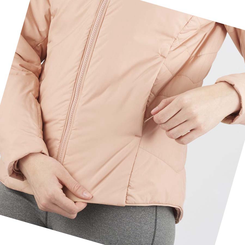 Chaquetas Salomon OUTRACK INSULATED Mujer Rosas | WEMPKAV-09