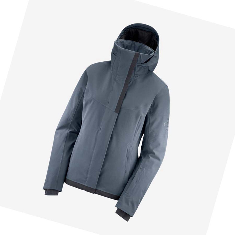 Chaquetas Salomon SPEED INSULATED Mujer Plateadas | RSUGQOA-23