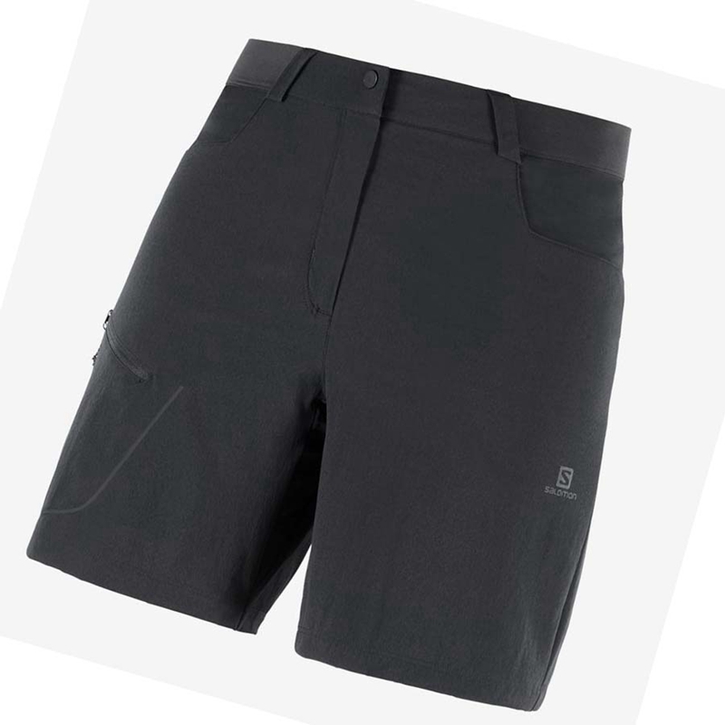 Pantalones Cortos Salomon WAYFARER Mujer Gris | NJQAKYM-10