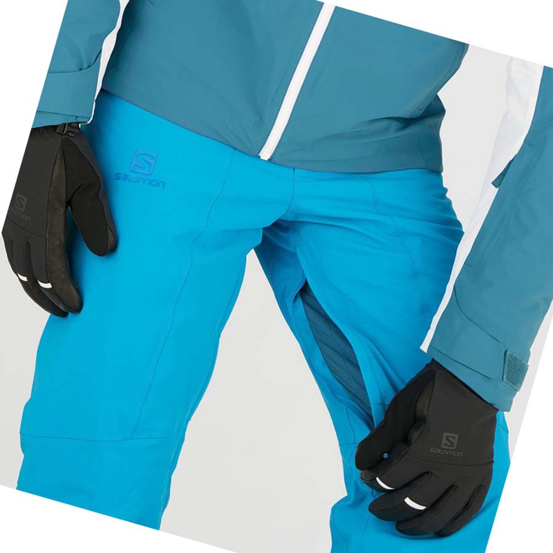 Pantalones De Esquí Salomon BRILLIANT Hombre Azules | ERWAUMZ-25