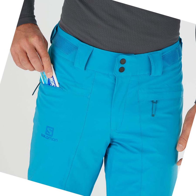 Pantalones De Esquí Salomon BRILLIANT Hombre Azules | ERWAUMZ-25