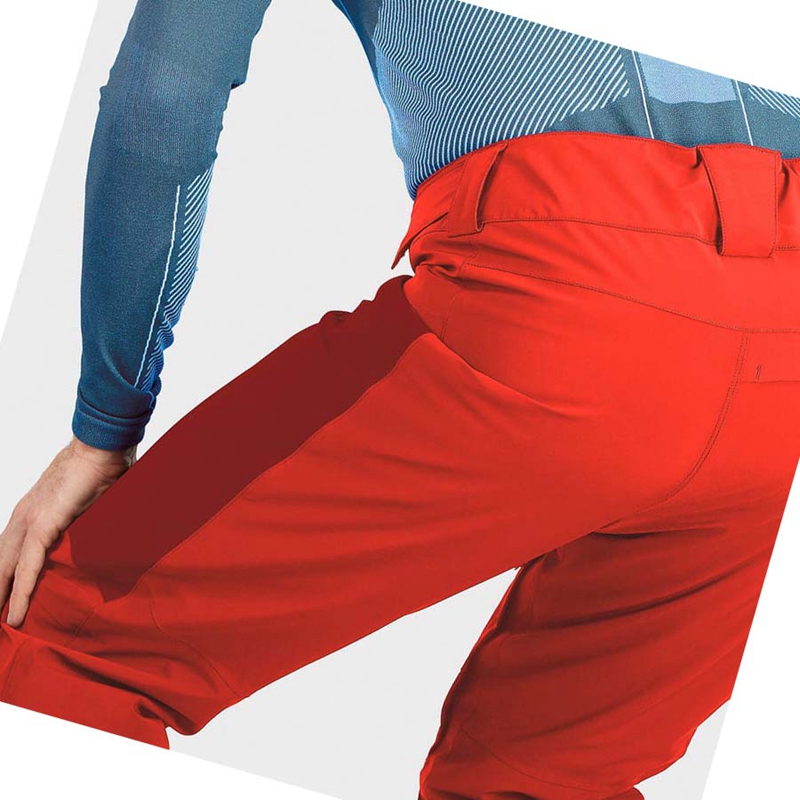 Pantalones De Esquí Salomon BRILLIANT Hombre Rojas | IPWZGTX-72