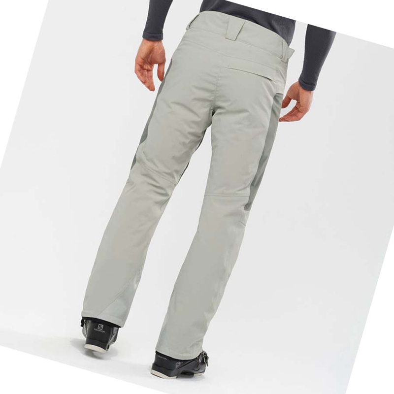 Pantalones De Esquí Salomon BRILLIANT Hombre Verde Oliva | RHDXKQS-04