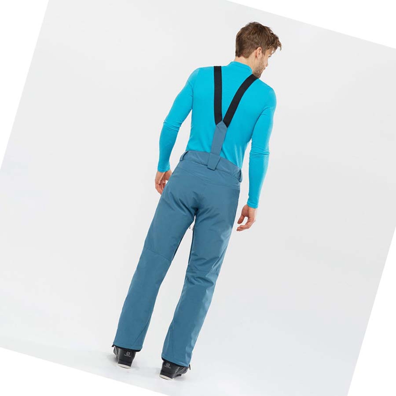 Pantalones De Esquí Salomon EDGE Hombre Azules | AWNSHXR-82