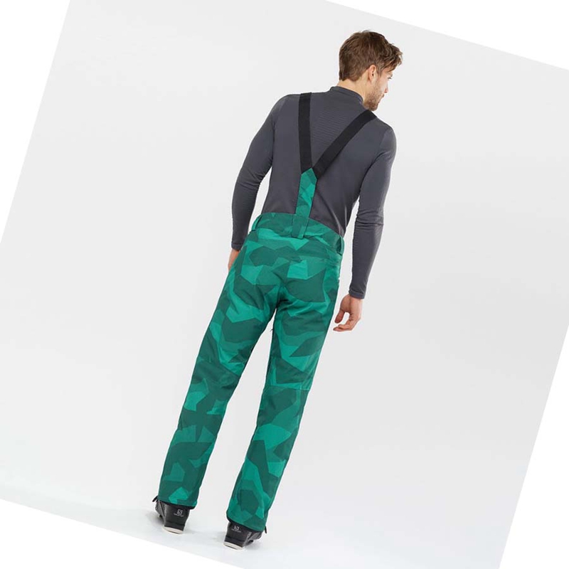 Pantalones De Esquí Salomon EDGE Hombre Verde | ZLYRHXT-60