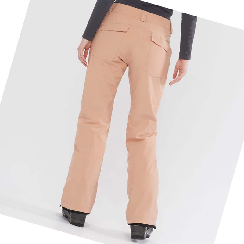 Pantalones De Esquí Salomon EDGE Mujer Rosas | RPNZLAV-59