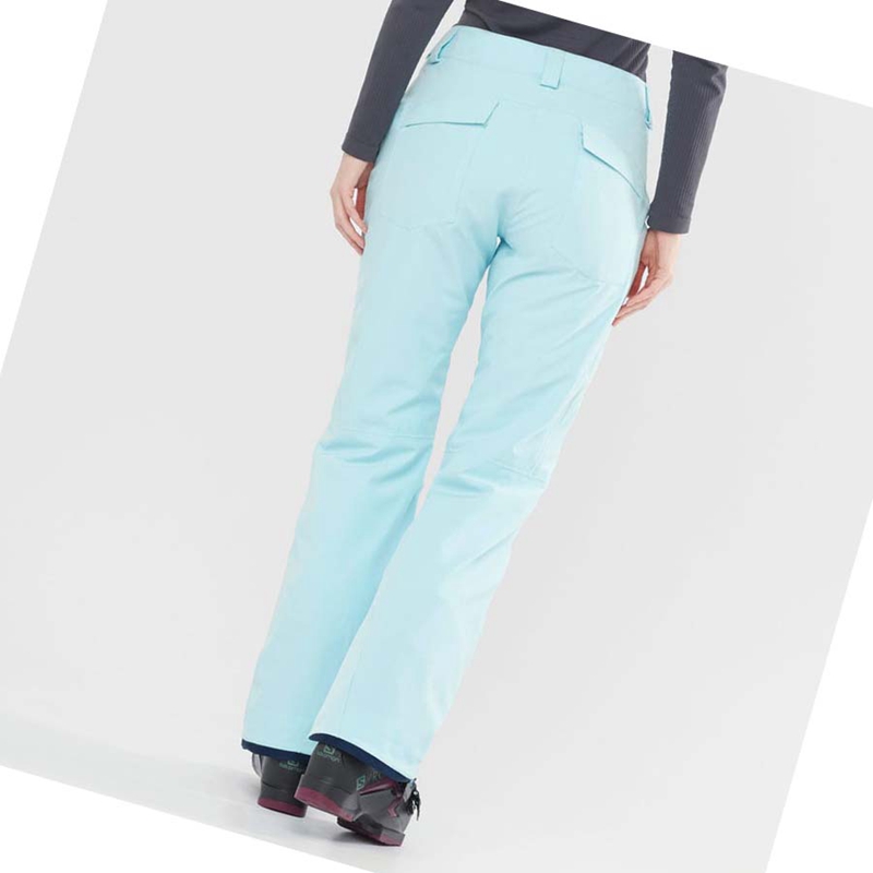 Pantalones De Esquí Salomon EDGE Mujer Verde Menta | JXVQDNY-21