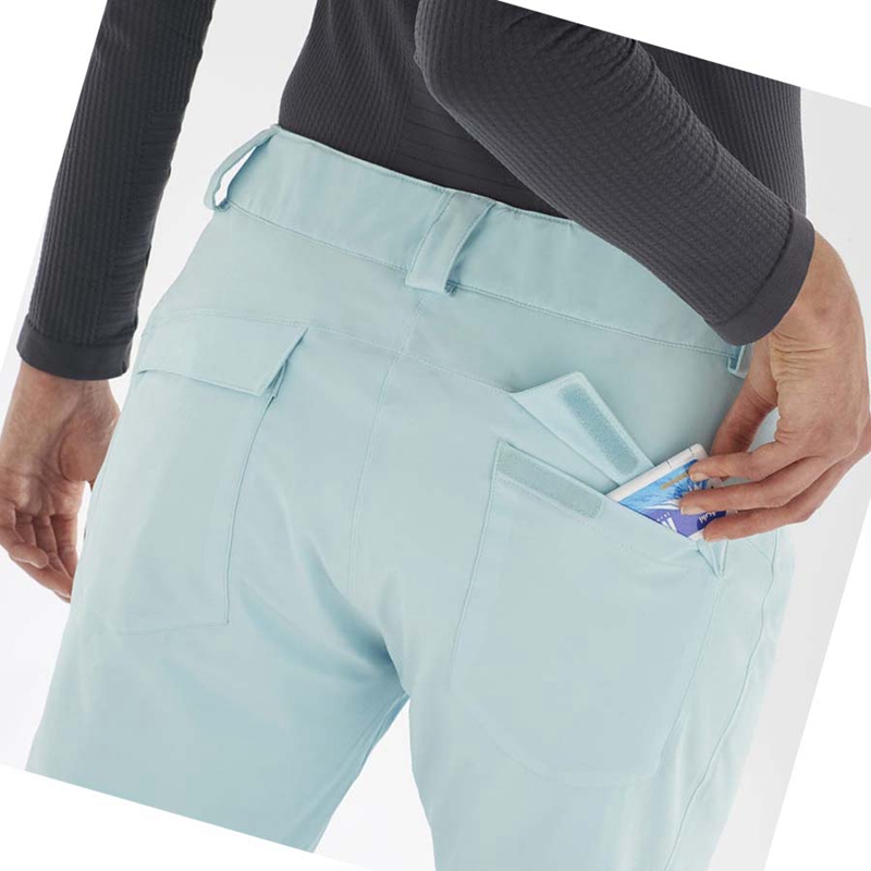 Pantalones De Esquí Salomon EDGE Mujer Verde Menta | JXVQDNY-21