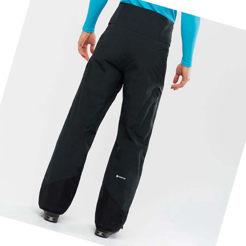 Pantalones De Esquí Salomon GRAVITY GORE-TEX Hombre Negras | LTSEQYA-93