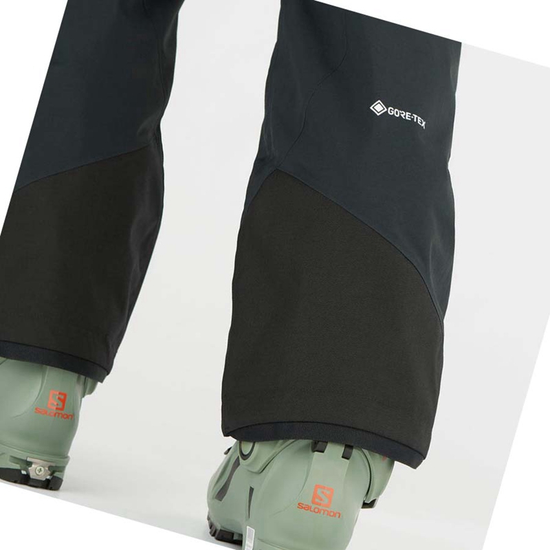 Pantalones De Esquí Salomon GRAVITY GORE-TEX Hombre Negras | LTSEQYA-93